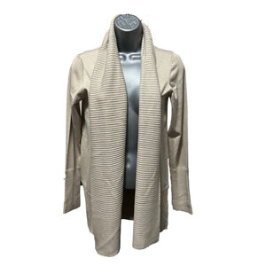 NWT Premise Studios Open Cardigan in beige size small